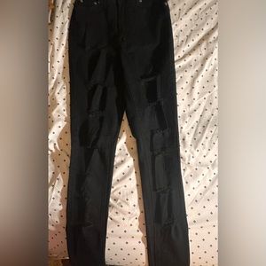 Fashion nova extra ripped jeans